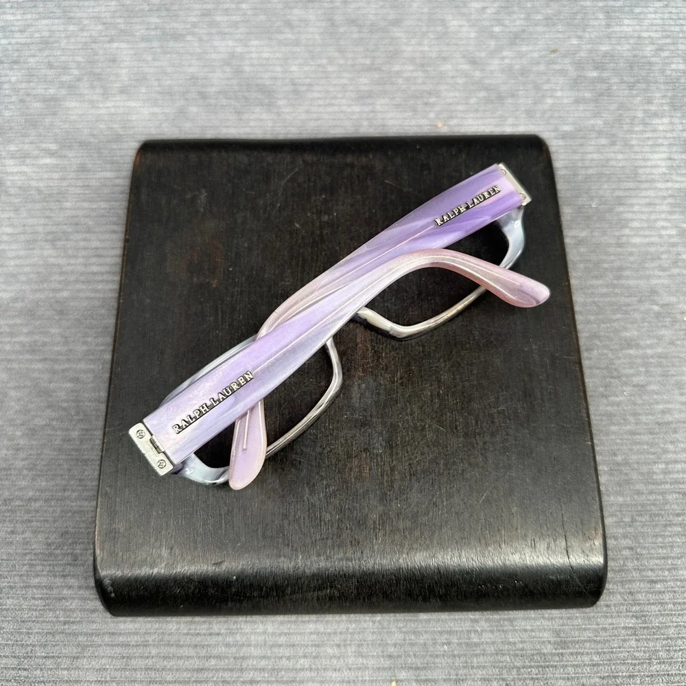 Ralph Lauren RL 6018 5133 Purple Marbled Rectangular Y2K Eyeglass Frames Italy